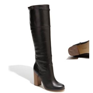 REPORT Knee High Real Leather Boots